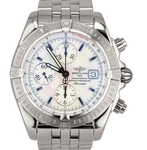 18k white gold breitling|Chronomat Automatic 36 .